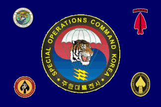 [Special Operations Command Korea flag]
